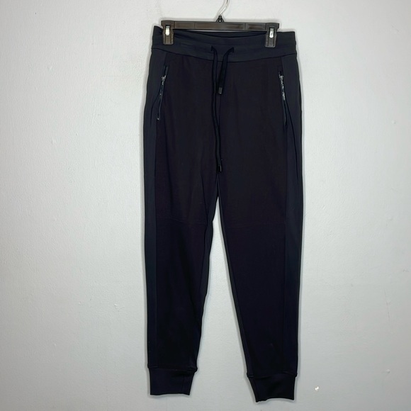 Athleta‎ | Women’s Black Headlands Hybrid Track Joggers Size 2 - Picture 2 of 9